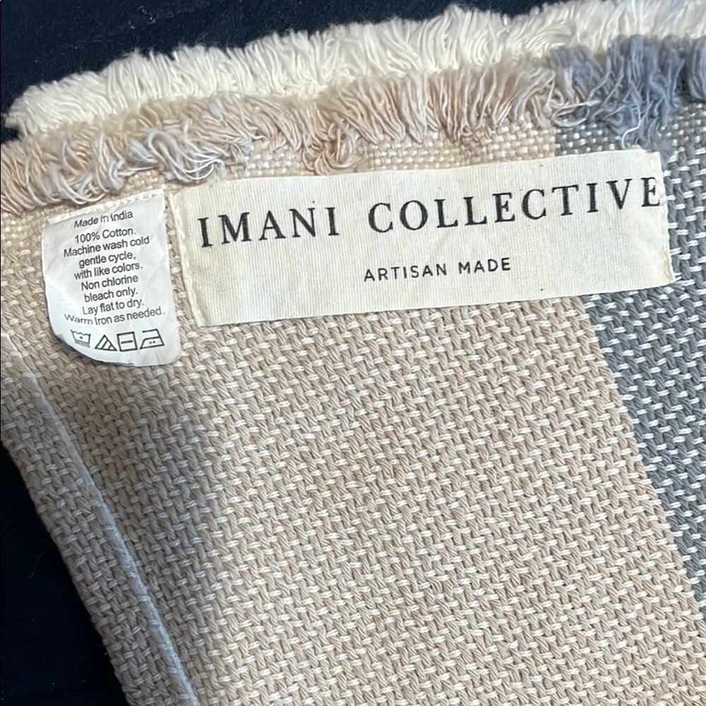 Imani Collective Artisan Made Woven Throw
